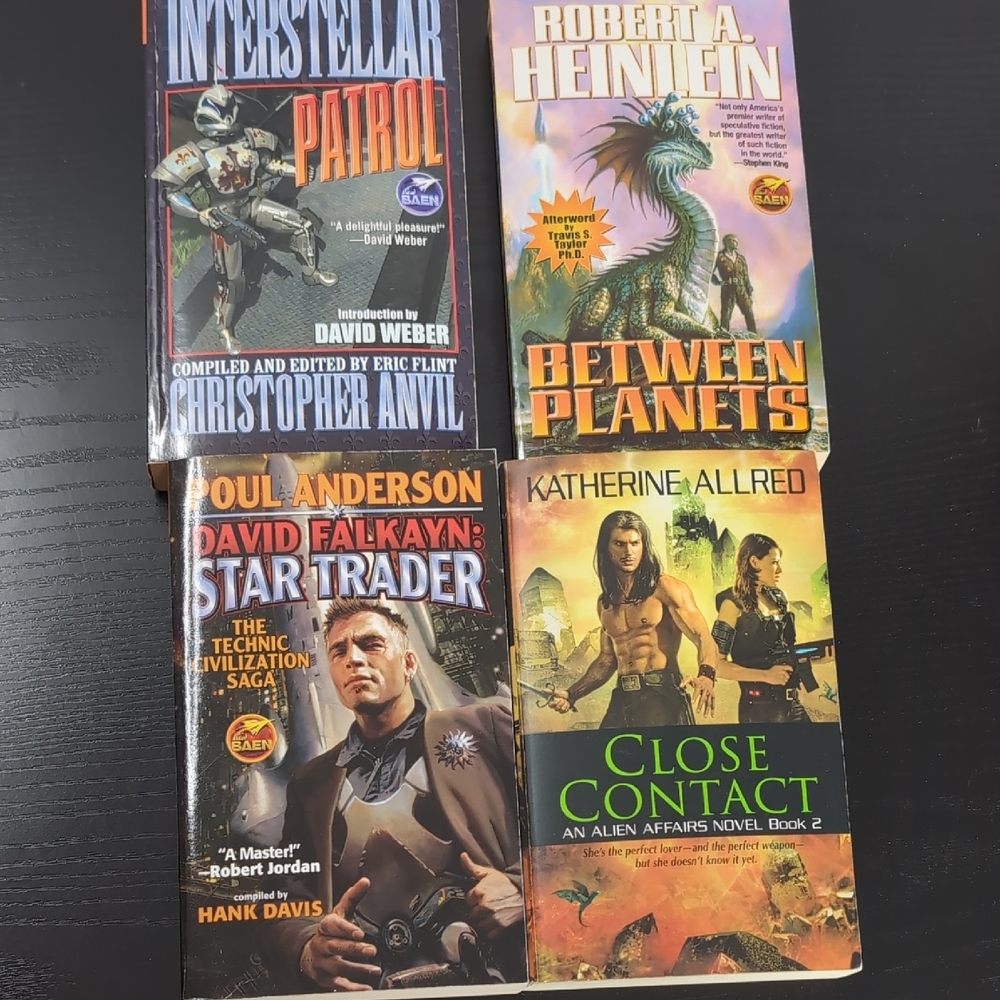 Science Fiction Paperback Book Lot Of 4 Poul Anderson, Christopher Anvil